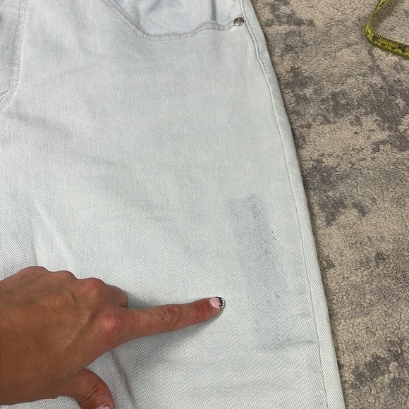 Levis Silver Tab Mom Jean Light Wash High Rise Sz 32 - Picture 9 of 14